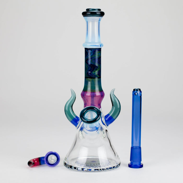 Mooks Glass | 10" Head Glass Bong - made in Canada Glass Bong Smoking Cat Distribution