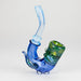 Mooks Glass | Heady Glass Sherlock Pipe - made in Canada Glass Pipe Smoking Cat Distribution Blue and Green