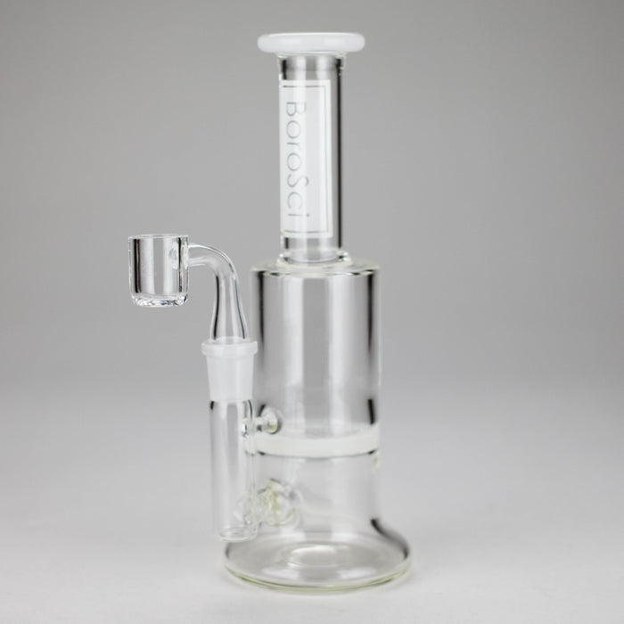BoroSci | 7" Honeycomb Glass Rig Rig Maq Distributors White
