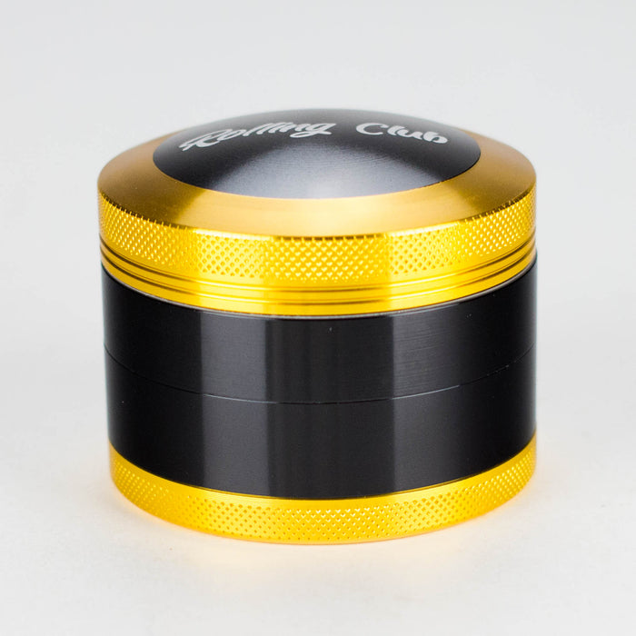 Rolling Club | 2.5" 4 Piece Highlight Grinder Regular Maq Distributors Gold