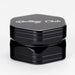 Rolling Club | 2.5" 2 Piece Hex Grinder Regular Maq Distributors Black