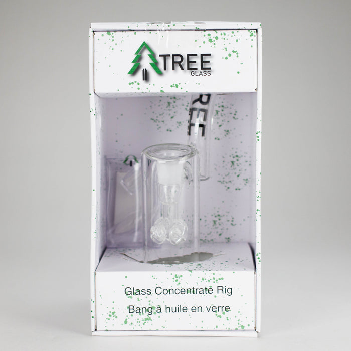 Tree Glass | 9" Glass Rig Cluster Perc with Banger Rig Maq Distributors