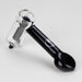 Tree Glass | 4.5" Thin Showerhead Hammer Glass Bubbler Glass Maq Distributors Black
