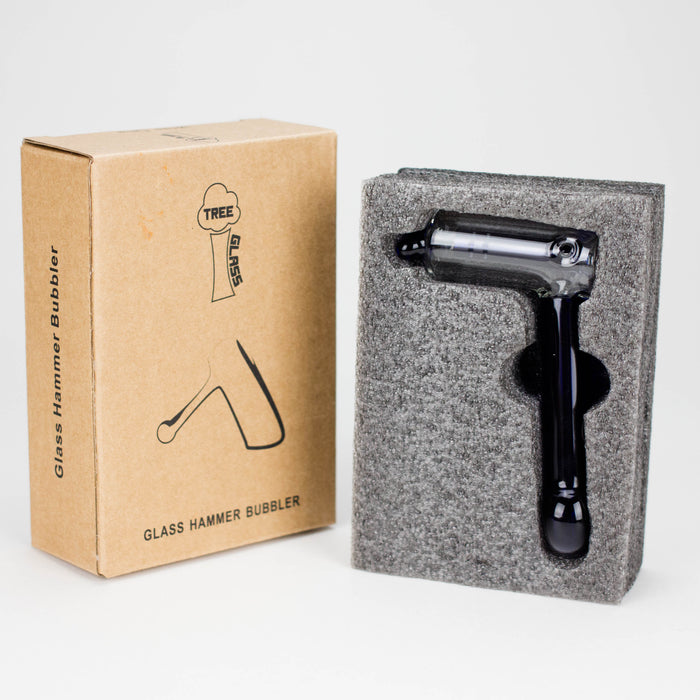 Tree Glass | 4.5" Thin Showerhead Hammer Glass Bubbler Glass Maq Distributors