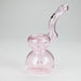 Tree Glass | 7" Showerhead Sherlock Glass Bubbler Glass Hand Pipe Maq Distributors Pink