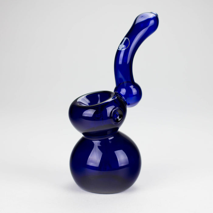 Tree Glass | 7" Showerhead Sherlock Glass Bubbler Glass Hand Pipe Maq Distributors Blue