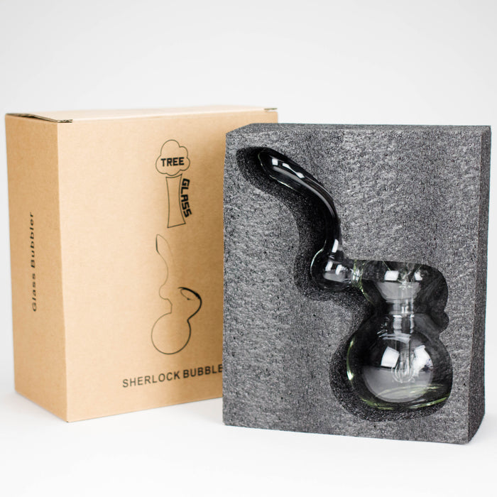 Tree Glass | 7" Showerhead Sherlock Glass Bubbler Glass Hand Pipe Maq Distributors