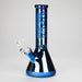 Karma | 9" Beaker Blue Metallic Glass Bong Beaker Bong Maq Distributors