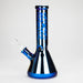 Karma | 9" Beaker Blue Metallic Glass Bong Beaker Bong Maq Distributors