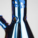 Karma | 9" Beaker Blue Metallic Glass Bong Beaker Bong Maq Distributors