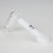 Tree Glass | 4.5" Thin Showerhead Hammer Glass Bubbler Glass Maq Distributors White