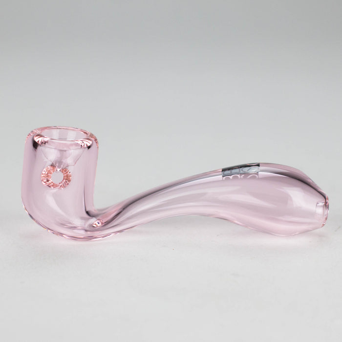 BoroSci | 4" Mini Sherlock Glass Pipe Glass Hand Pipe Maq Distributors