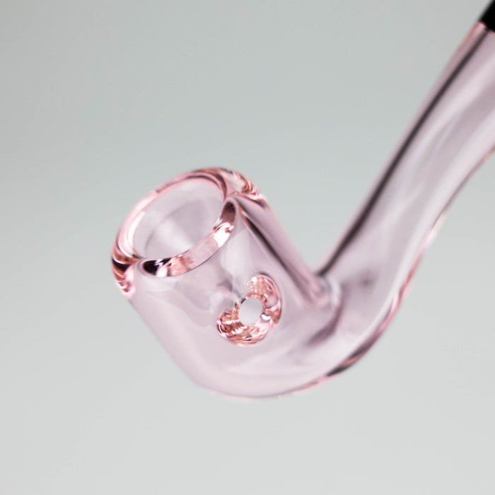 BoroSci | 4" Mini Sherlock Glass Pipe Glass Hand Pipe Maq Distributors