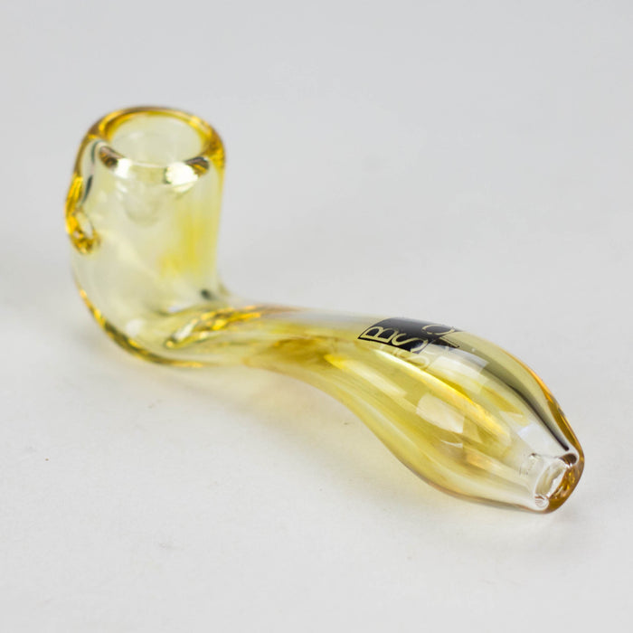 BoroSci | 4" Mini Sherlock Glass Pipe Glass Hand Pipe Maq Distributors Fume