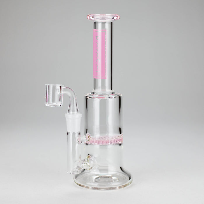 BoroSci | 7" Honeycomb Glass Rig Rig Maq Distributors Pink