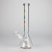 WellCann | 11" Beaker Glass Bong Glass Bong Smoking Cat Distribution Rainbow