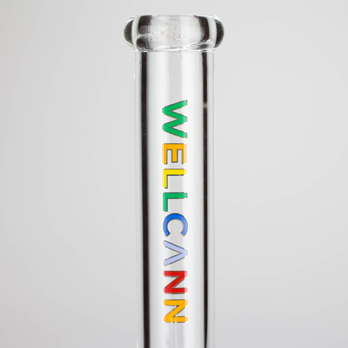 WellCann | 10" Beaker Glass Bong Glass Bong Smoking Cat Distribution