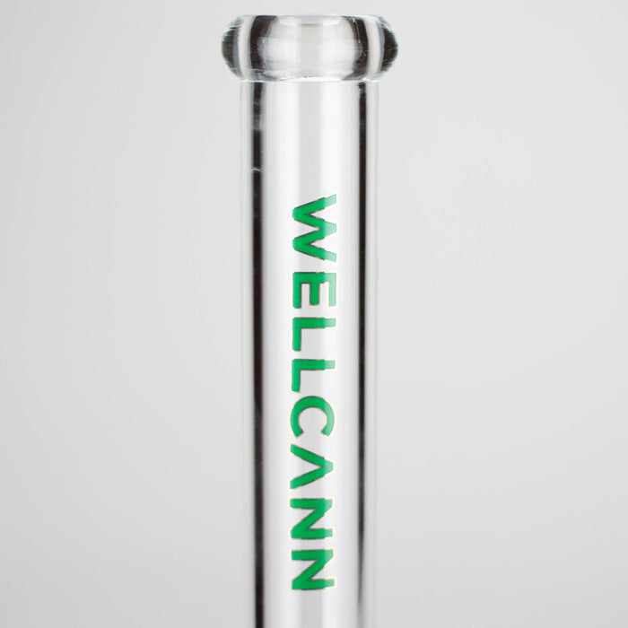 WellCann | 11" Beaker Glass Bong Glass Bong Smoking Cat Distribution