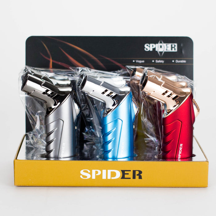 Spider | Refillable Torch Lighter [SP-313A] - 9/Display Lighters The MST