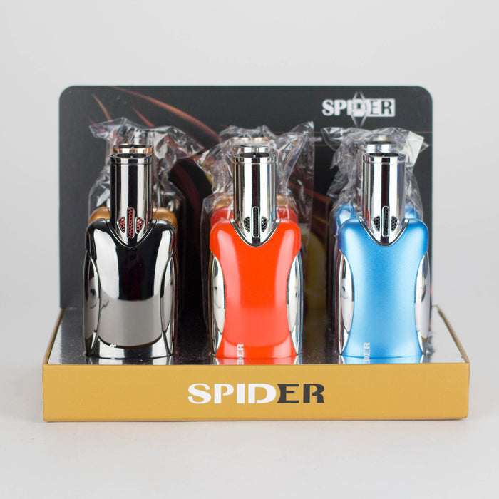 Spider | Refillable Torch Lighter [SP-386] - 9/Display Lighters The MST