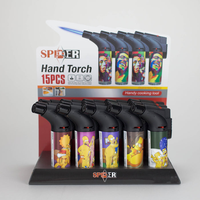 Spider | Refillable Torch Lighter [RK-905] - 15/Display