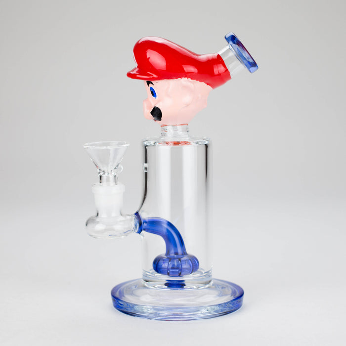 7″ Cartoon Character Glass Bong with water diffuser [C8020] Glass Bong Canadian Distributor