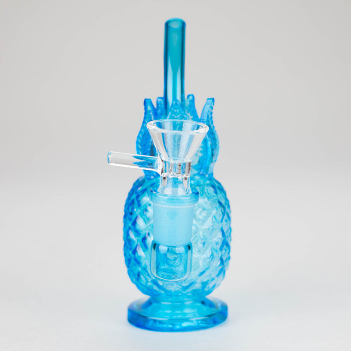 5″ Blue Pineapple Soft Glass Bong [TX213] Glass Bong Canadian Distributor
