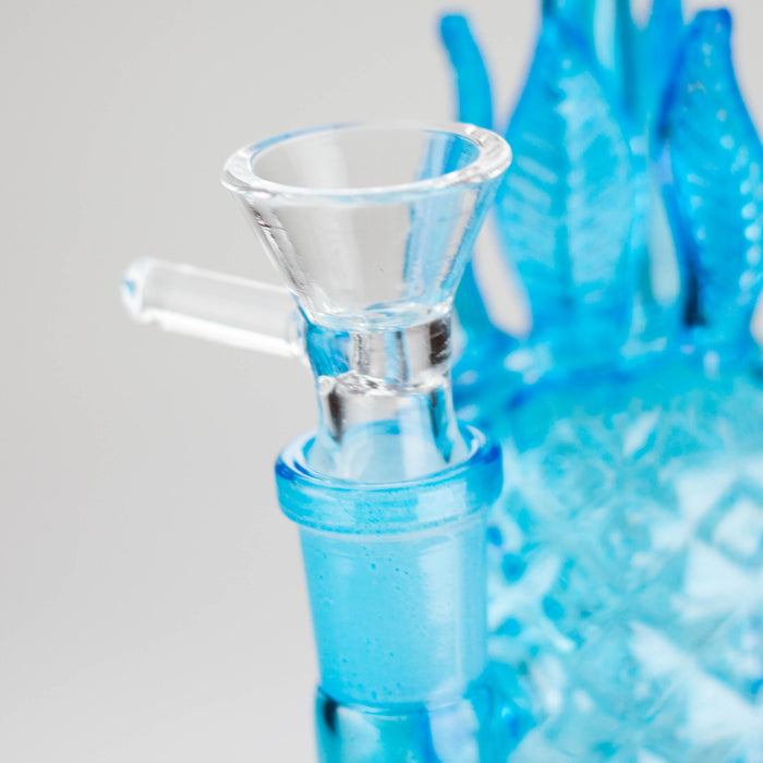 5″ Blue Pineapple Soft Glass Bong [TX213] Glass Bong Canadian Distributor