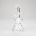 6″ Clear Glass Bong with water diffuser [DCK-017] Glass Bong Canadian Distributor