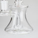 6″ Clear Glass Bong with water diffuser [DCK-017] Glass Bong Canadian Distributor