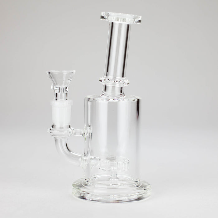 7″ Clear Glass Bong with water diffuser [C1041] Glass Bong Canadian Distributor