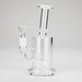 7″ Clear Glass Bong with water diffuser [C1041] Glass Bong Canadian Distributor