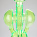 11″ Slim Green Recycler Glass Bong [C8033] Glass Bong Canadian Distributor