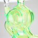 11″ Slim Green Recycler Glass Bong [C8033] Glass Bong Canadian Distributor