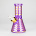 8" Soft glass beaker water bong [M08402] Glass Bong Canadian Distributor Purple