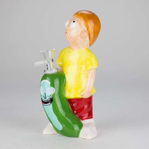 7.75″ Vintage Hippie Boy Ceramic Bong – Cartoon-Inspired Fun Design [ES085WP] Bongs Canadian Distributor
