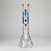 13″ 7mm Glass Beaker Bong [DCK-019] Glass Bong Canadian Distributor Red