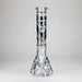 13″ 7mm Glass Beaker Bong [DCK-019] Glass Bong Canadian Distributor Black