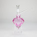 7″ Diamond Soft Glass Bong [DWP50] Glass Bong Canadian Distributor Pink