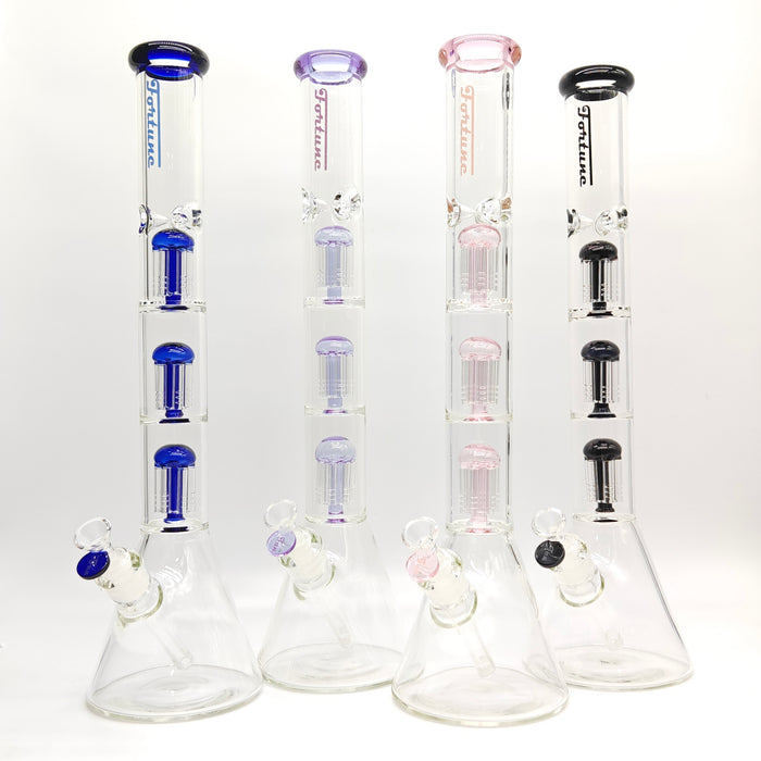 Fortune | 20" 7mm Tree Percolator Beaker [205007PC-BL] Glass Bong Fortune