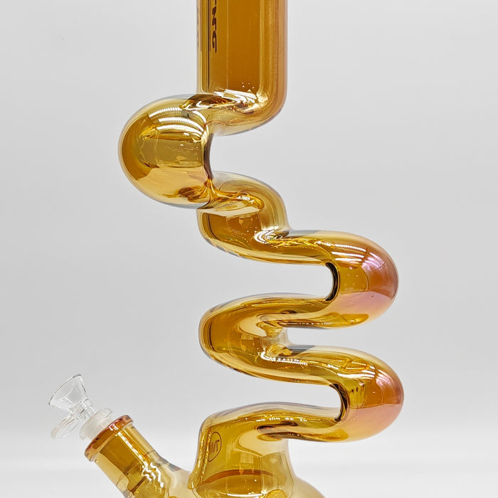 Fortune | Electroplated Zig-Zag Zong 18" 7mm [Z185007E-1] Bongs Fortune