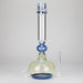 16″ Inside Out Jade Blue Color Tube Glass Bong [C2698] Glass Bong Canadian Distributor