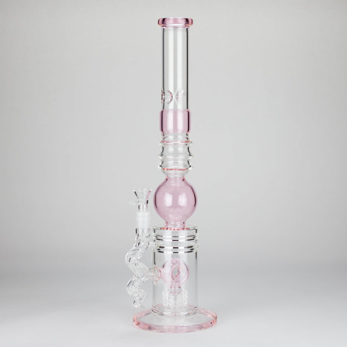 18.5″ Shower Head Perc Glass Water Bong [C2699] Glass Bong Canadian Distributor Pink