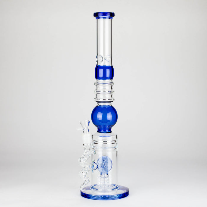 18.5″ Shower Head Perc Glass Water Bong [C2699] Glass Bong Canadian Distributor Blue