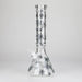 14″ Glow-in-the-Dark Glass Beaker Bong [C803x] Glass Bong Canadian Distributor Leaf