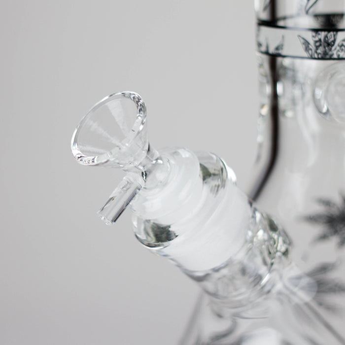 14″ Glow-in-the-Dark Glass Beaker Bong [C803x] Glass Bong Canadian Distributor