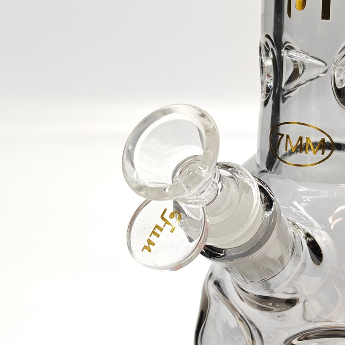 Fortune | Electroplated Skull 14" 7mm Glass Bong [SK144407E] Glass Bong Fortune