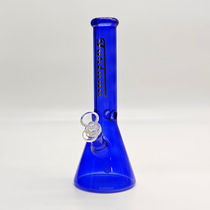 Fortune | 10" 4mm Assorted Colour Beaker Bong [CP103804] Bongs Fortune Blue