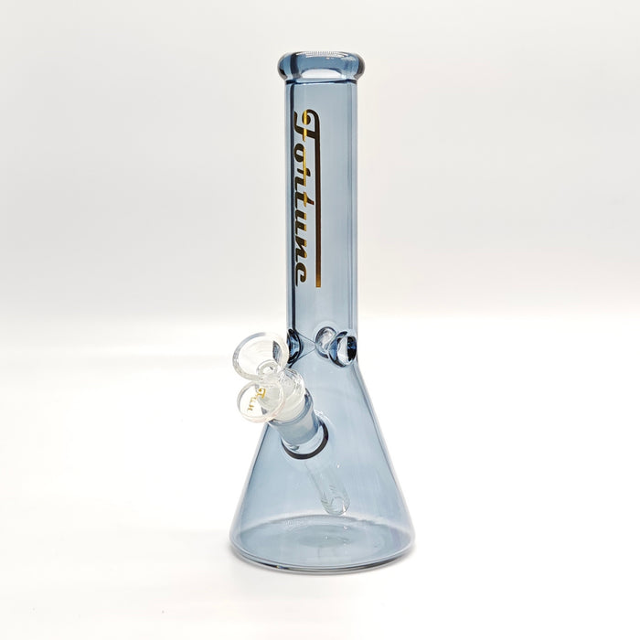 Fortune | 10" 4mm Assorted Colour Beaker Bong [CP103804] Bongs Fortune Grey