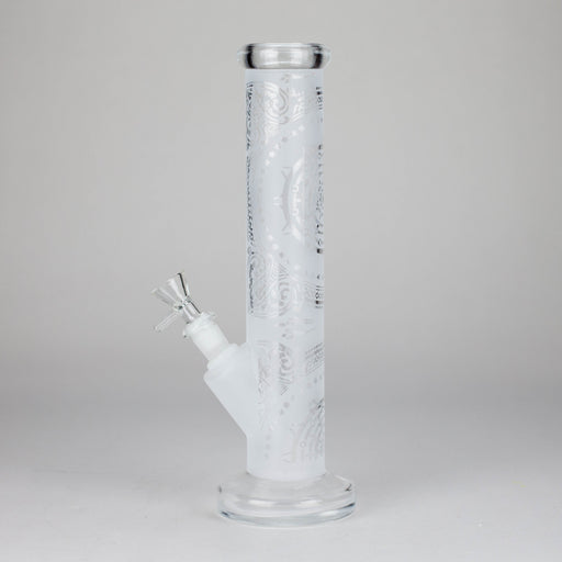 11″ Straight Tube Glass Bong – Classic Frosted Design for Smooth Sessions [WP-M0091] Bongs Canadian Distributor